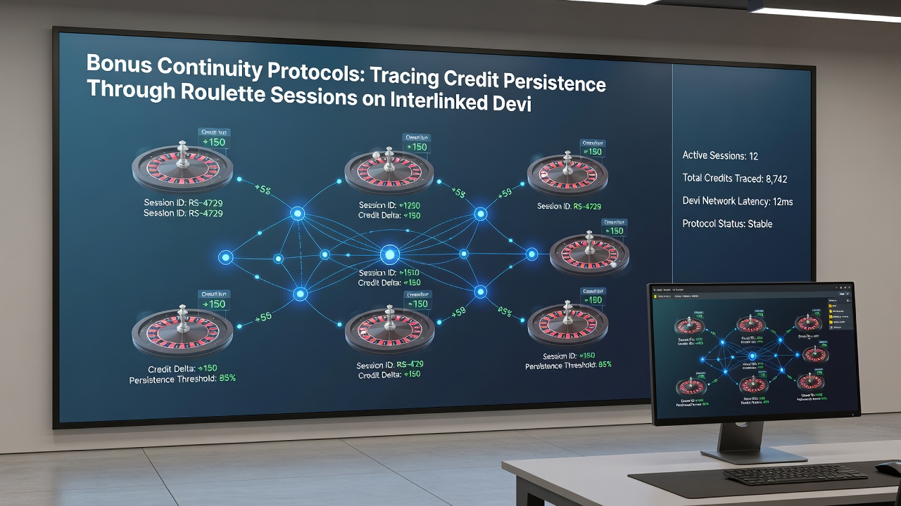Kreditpersistenz in vernetzten Roulette-Sessions