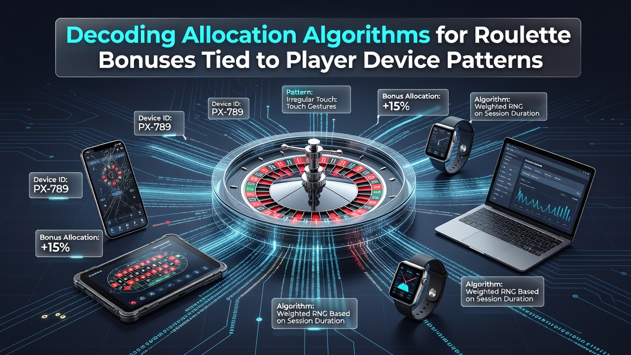 Darstellung von Gerätemustern bei der Analyse von Roulette-Bonus-Algorithmen auf mobilen und stationären Plattformen