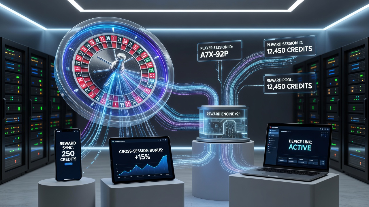 Darstellung von Session-Datenflüssen und Belohnungsverknüpfungen in vernetzten Roulette-Umgebungen