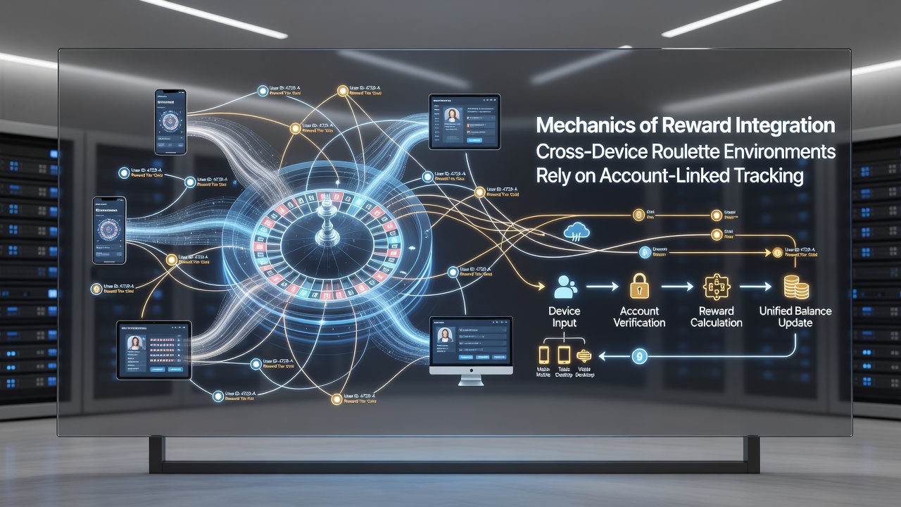 Illustration der Datenübertragung zwischen Roulette-Apps und Servern